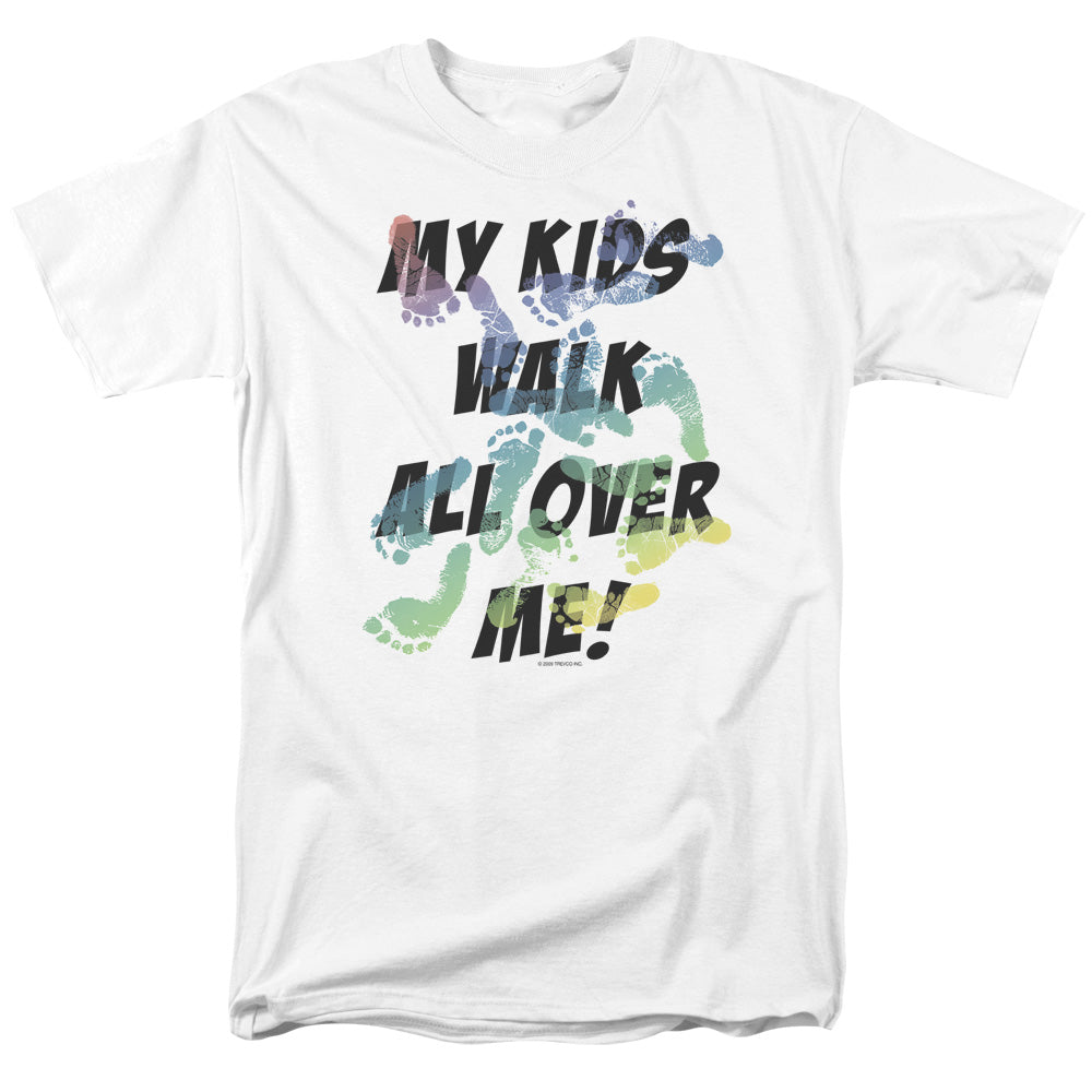 Walking Kids - Short Sleeve Adult 18 - 1 - White T-shirt