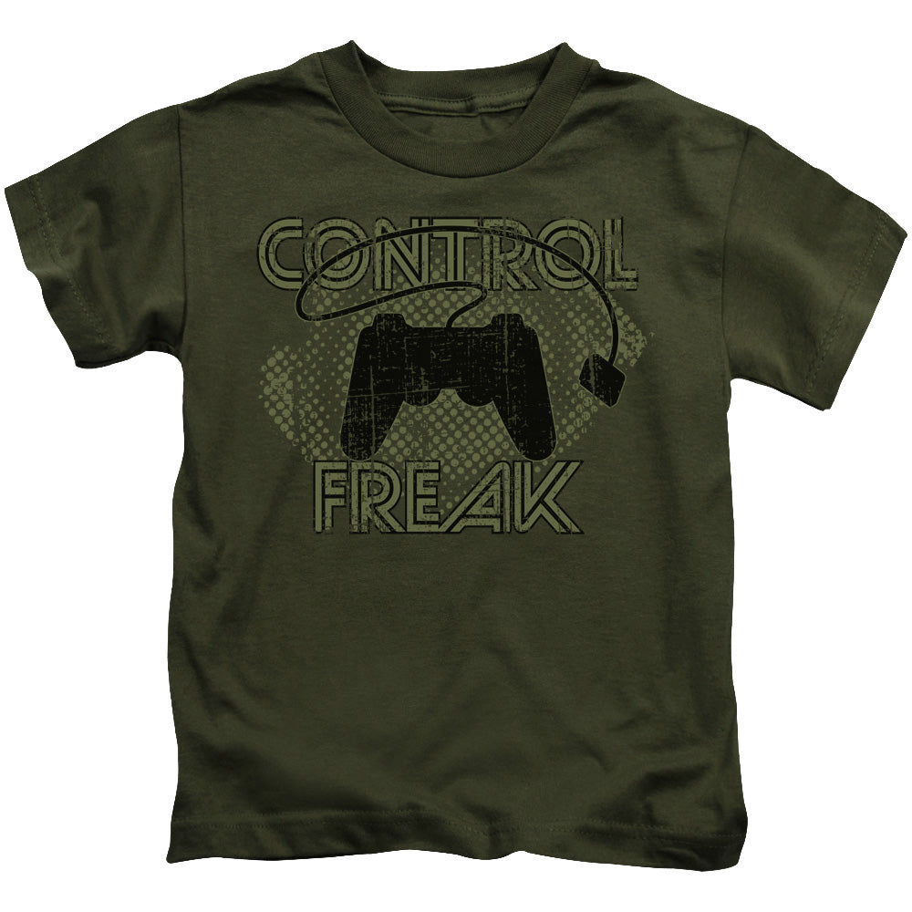 Control Freak - Short Sleeve Juvenile 18 - 1 - Military Green T-shirt