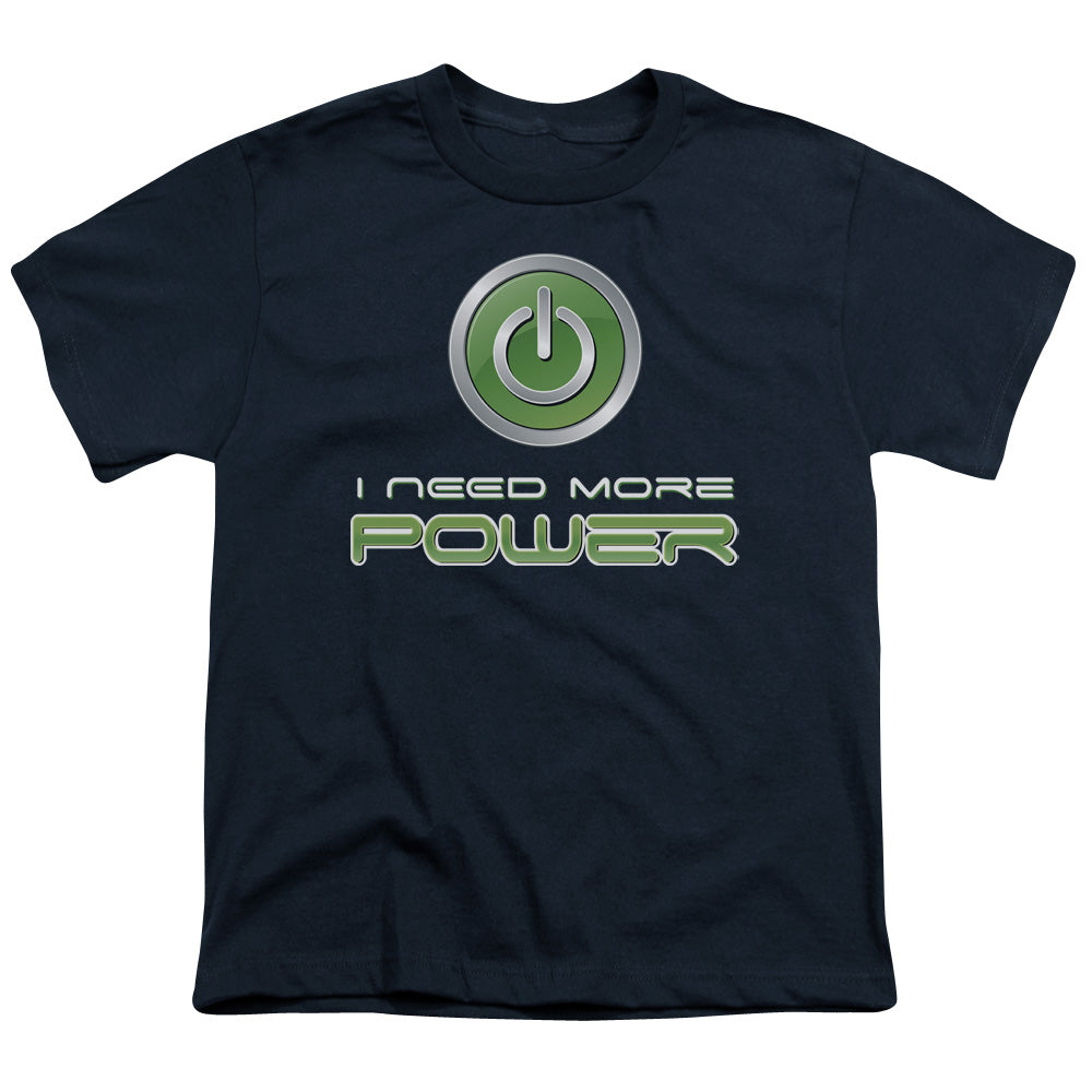 More Power - Short Sleeve Youth 18 - 1 - Navy T-shirt