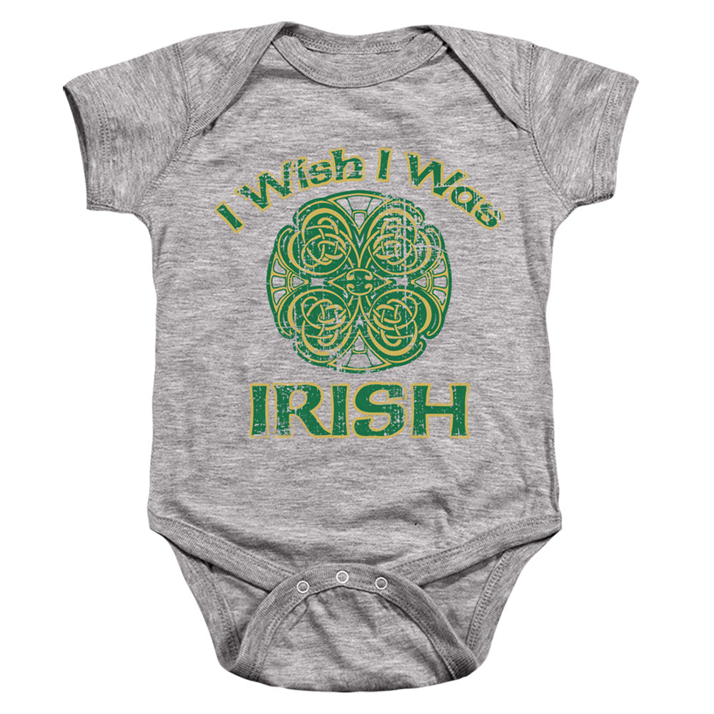Irish Wish-infant Snapsuit - Athletic Heather