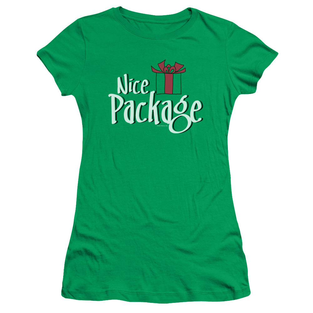 Nick Package - Short Sleeve Junior Sheer - Kelly Green T-shirt