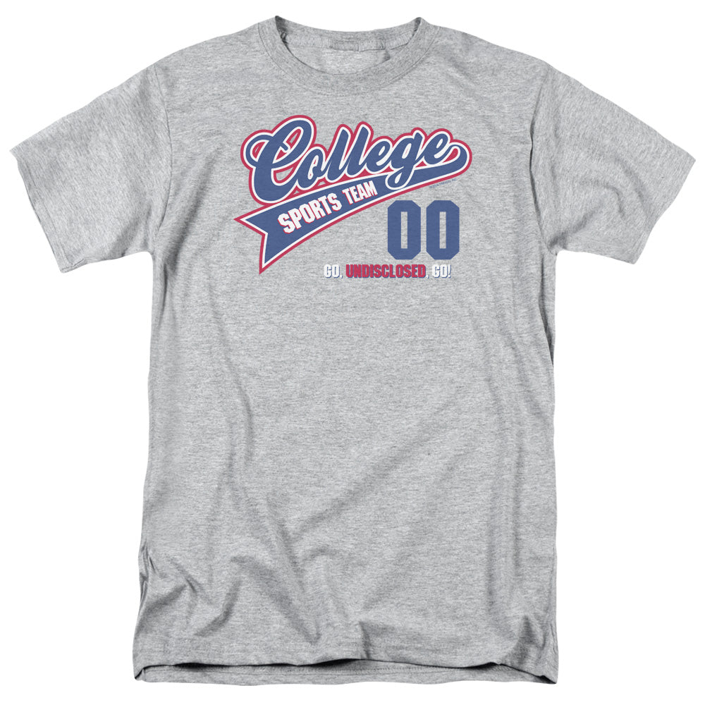 College Sports Team - Short Sleeve Adult 18 - 1 - Athletic Heather T-shirt
