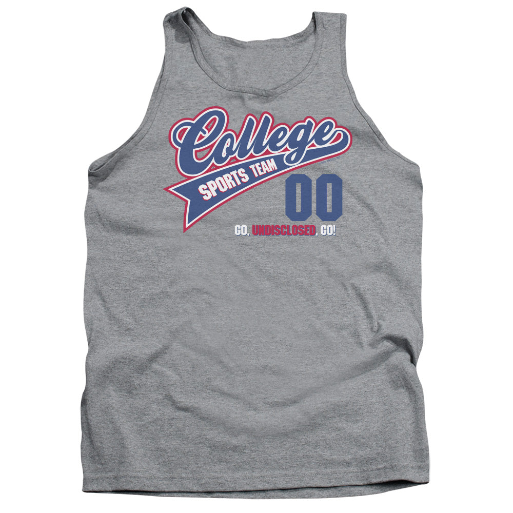 College Sports Team - Adult Tank - Athletic Heather