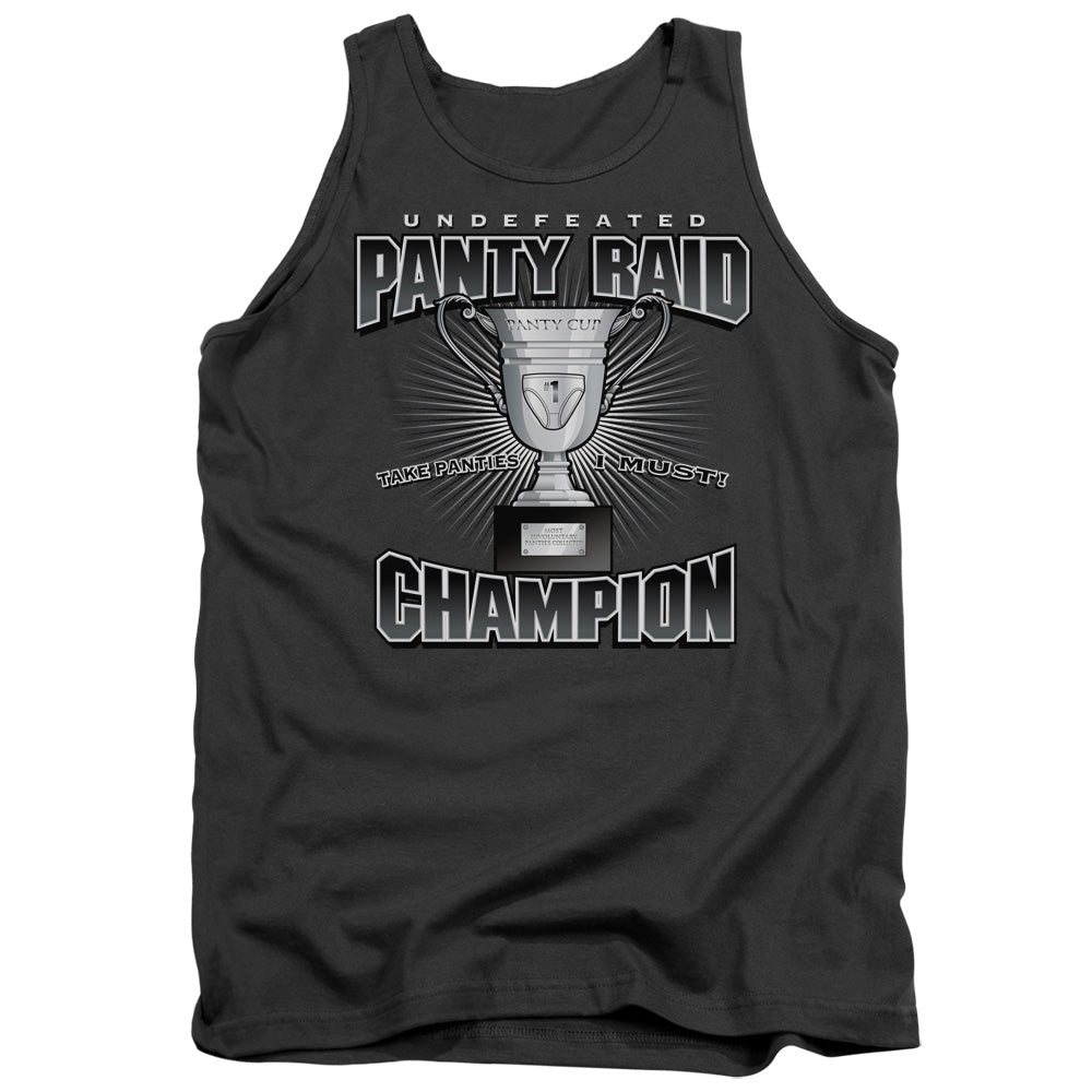Panty Raid Champ - Adult Tank - Charcoal