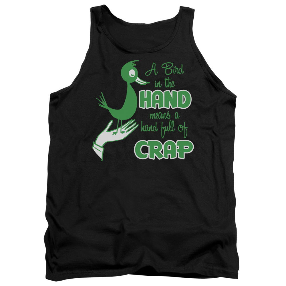 Bird In The Hand - Adult Tank - Black