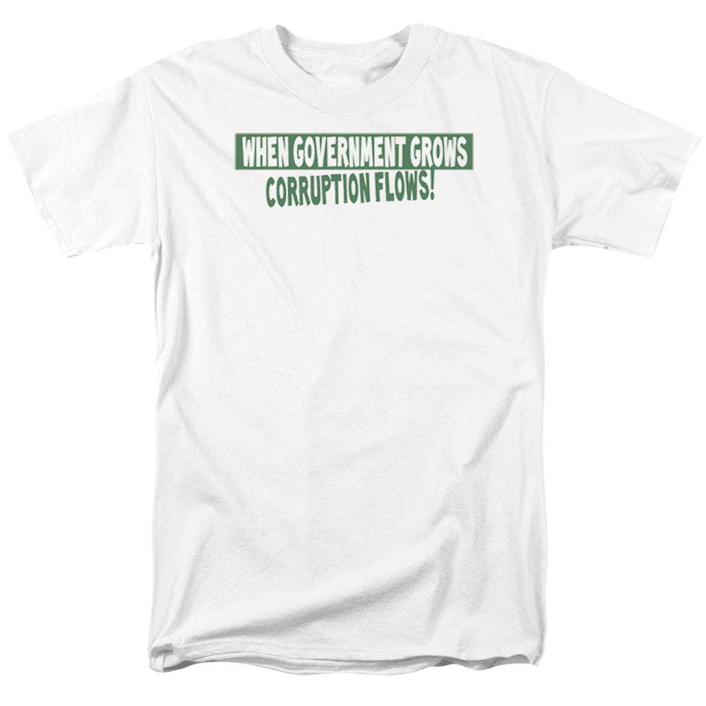 Corruption Flows - Short Sleeve Adult 18 - 1 - White T-shirt