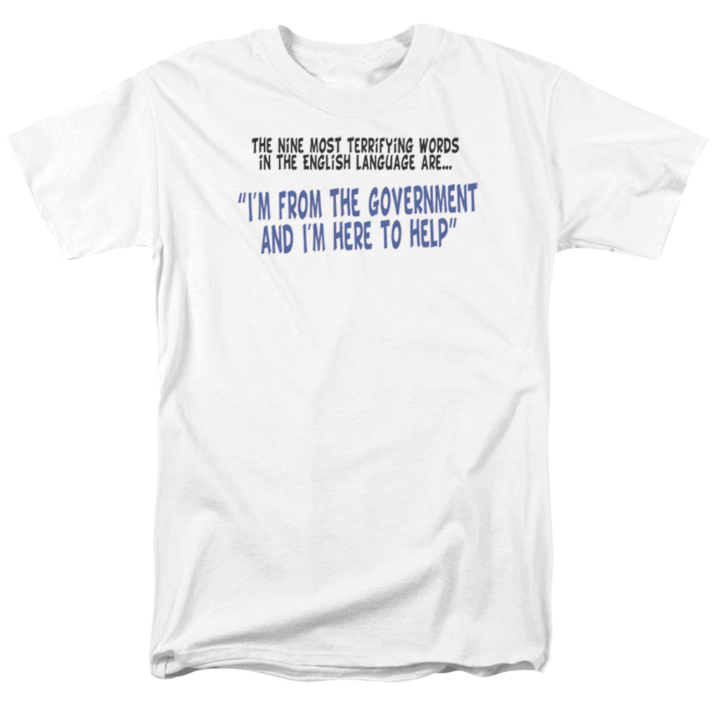 Nine Words - Short Sleeve Adult 18 - 1 - White T-shirt