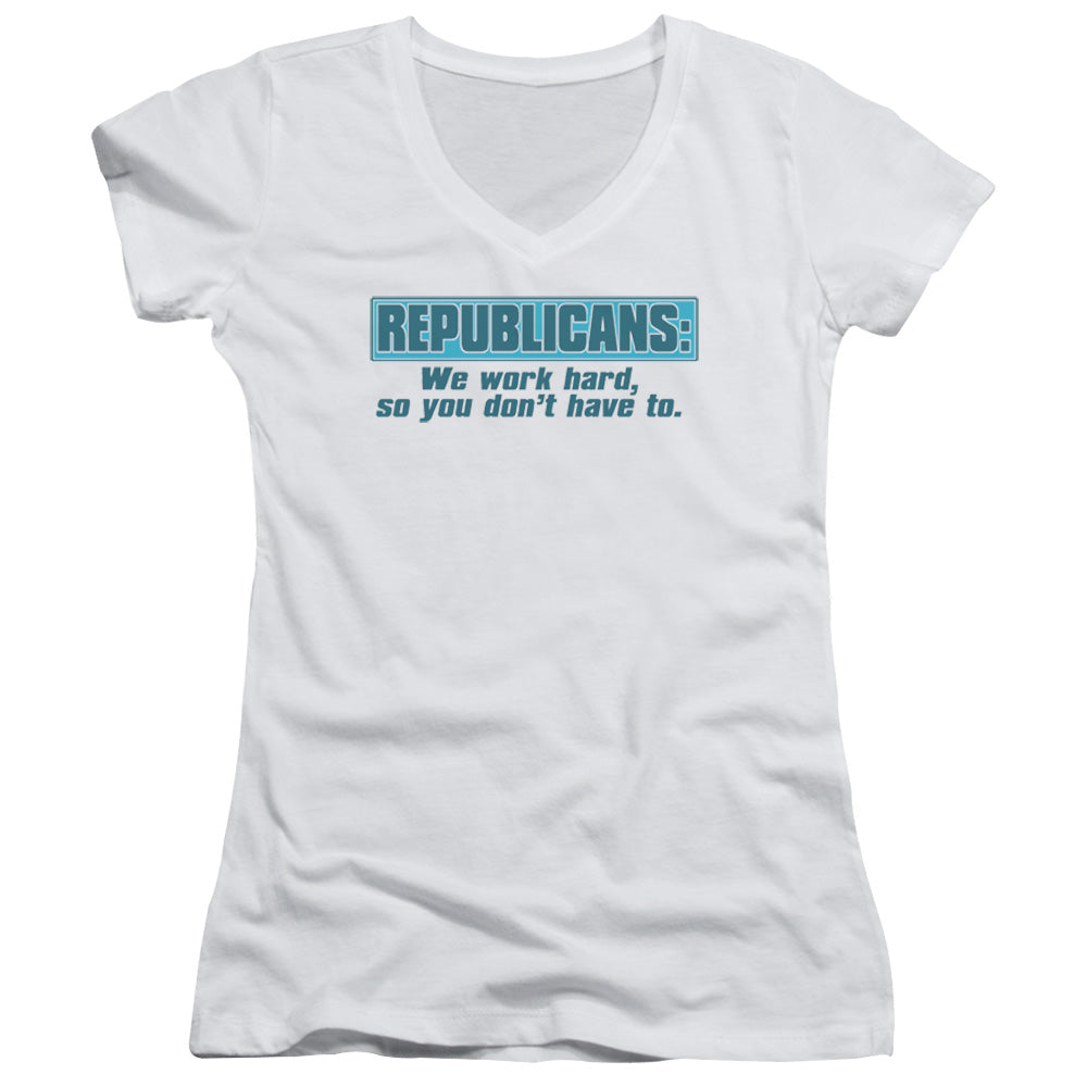Repubilcans - Junior V-neck - White