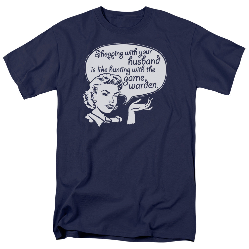 Shopping - Short Sleeve Adult 18 - 1 - Navy T-shirt