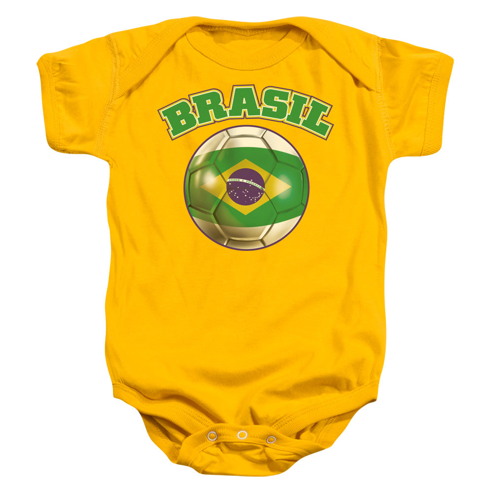 Brazil - Infant Snapsuit - Gold - Sm