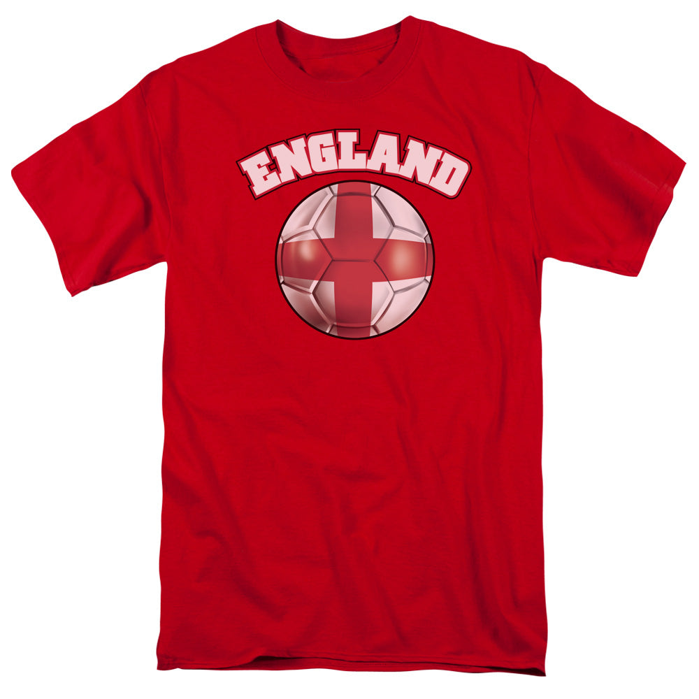 England - Short Sleeve Adult 18 - 1 - Red T-shirt
