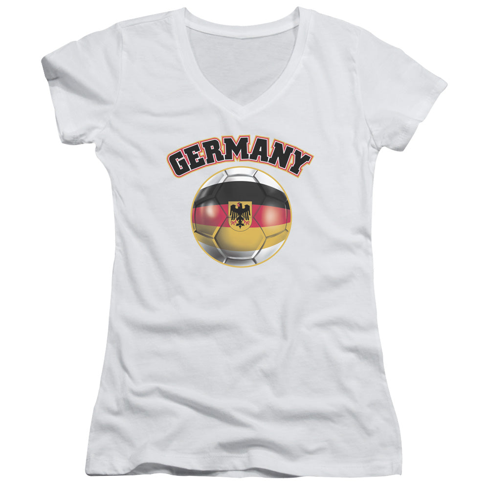 Germany - Junior V-neck - White