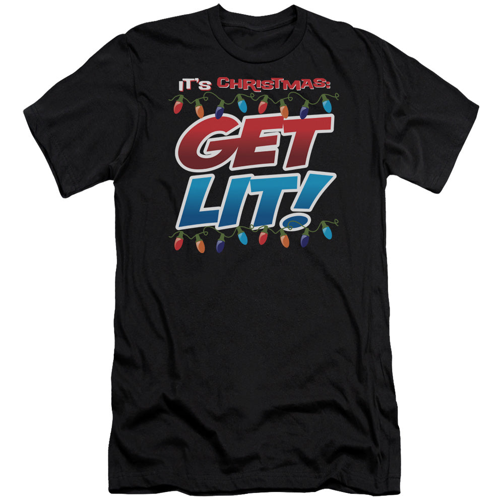 Get Lit - Short Sleeve Adult 30 - 1 - Black T-shirt