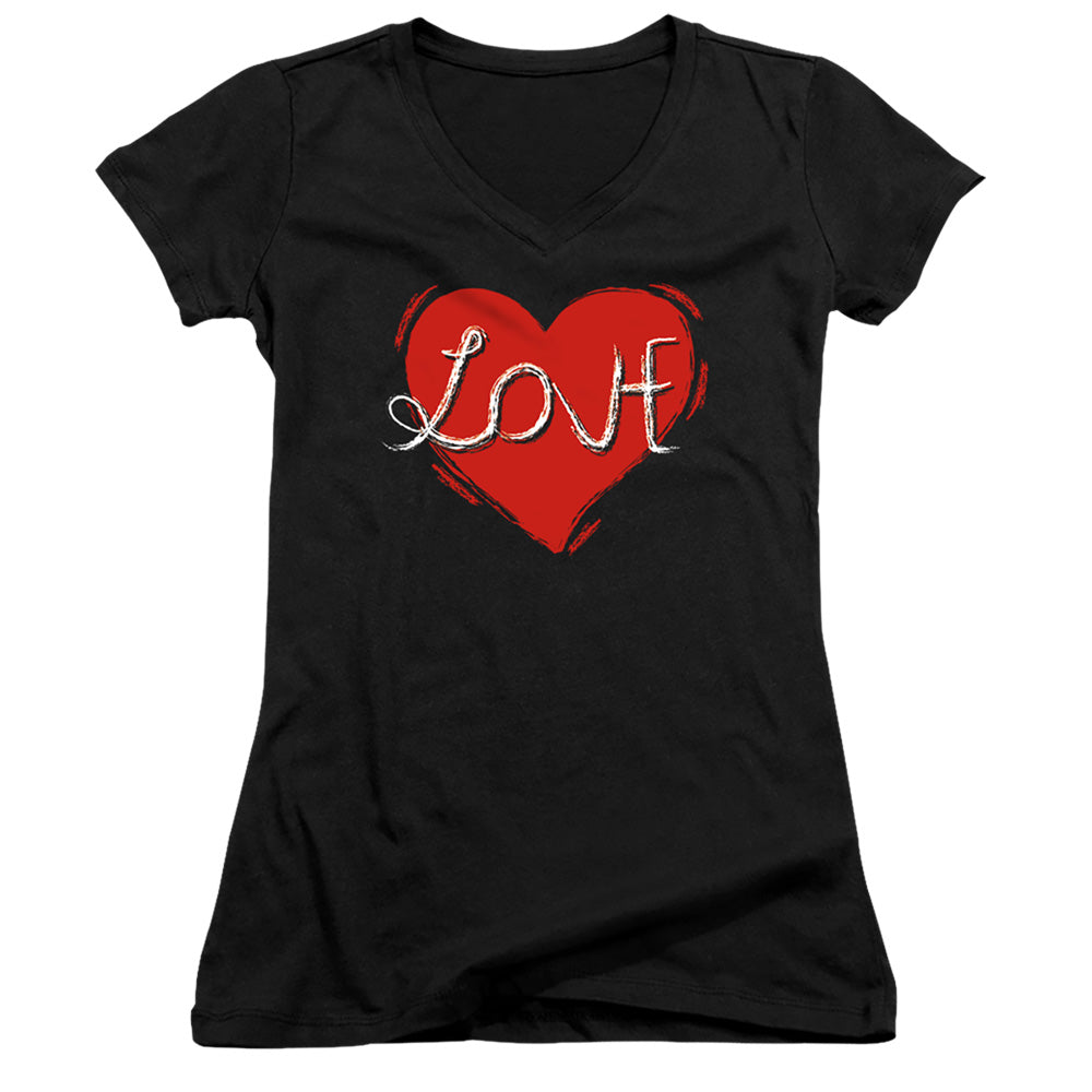 Love - Hate - Junior V-neck - Black