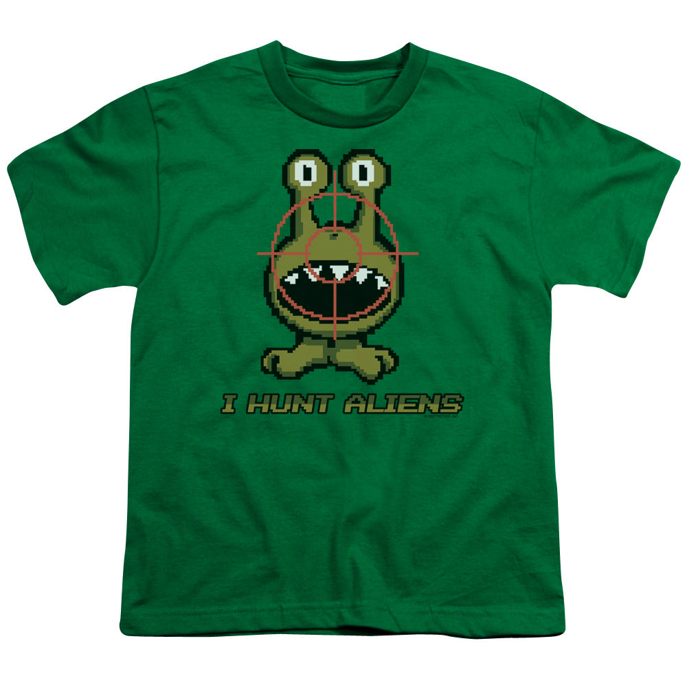 I Hunt Aliens - Short Sleeve Youth 18 - 1 - Kelly Green T-shirt