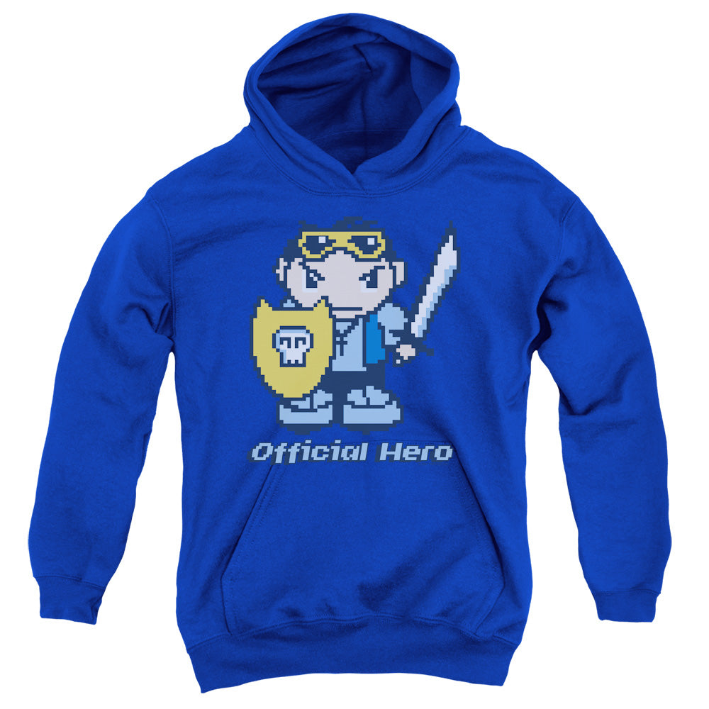 Official Hero-youth Pull-over Hoodie - Royal