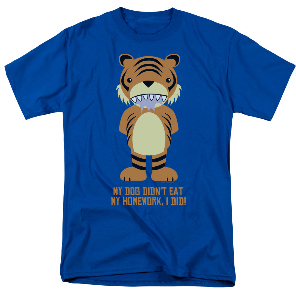My Homework - Short Sleeve Adult 18 - 1 - Royal Blue T-shirt