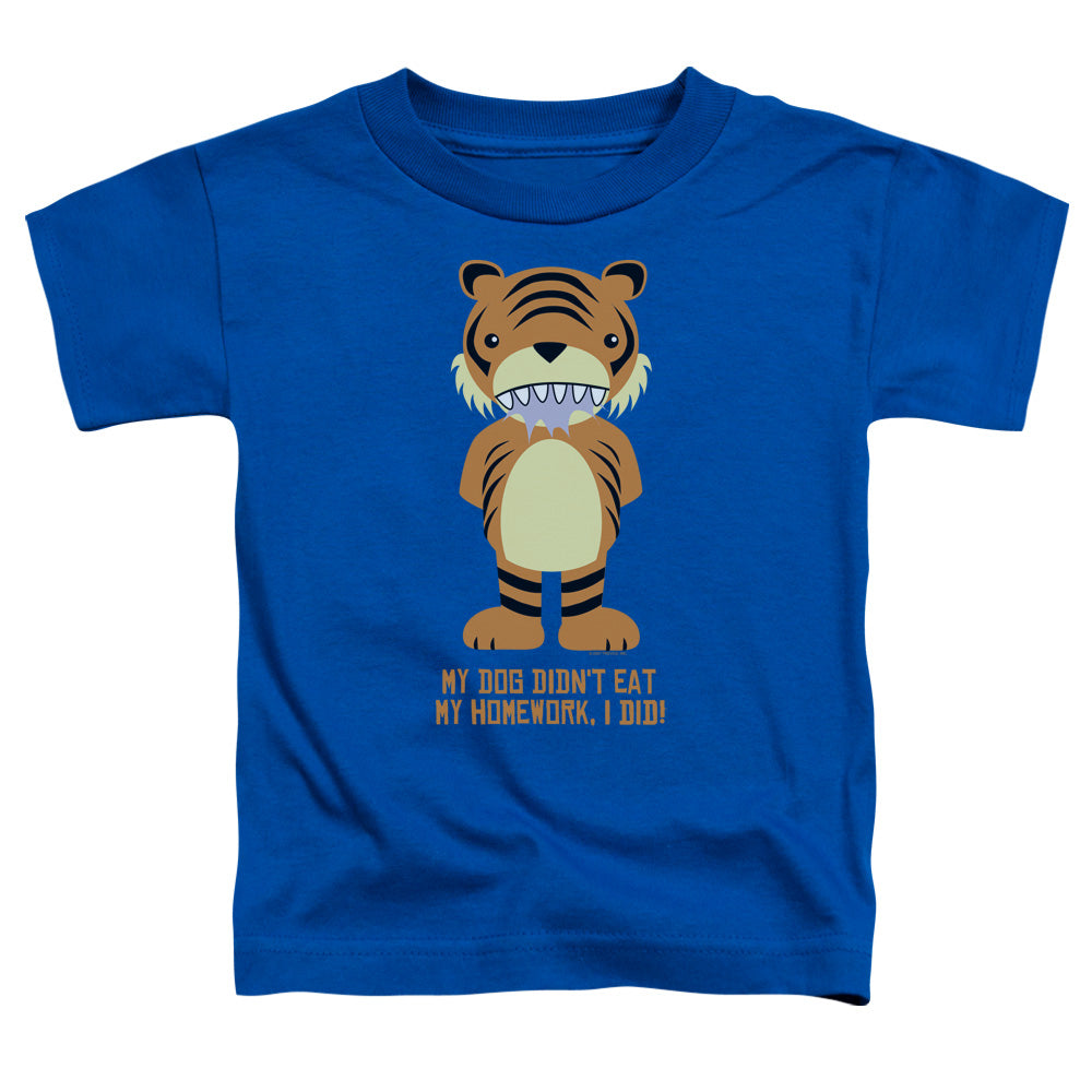 MY HOMEWORK - TODDLER TEE - ROYAL BLUE - T-Shirt
