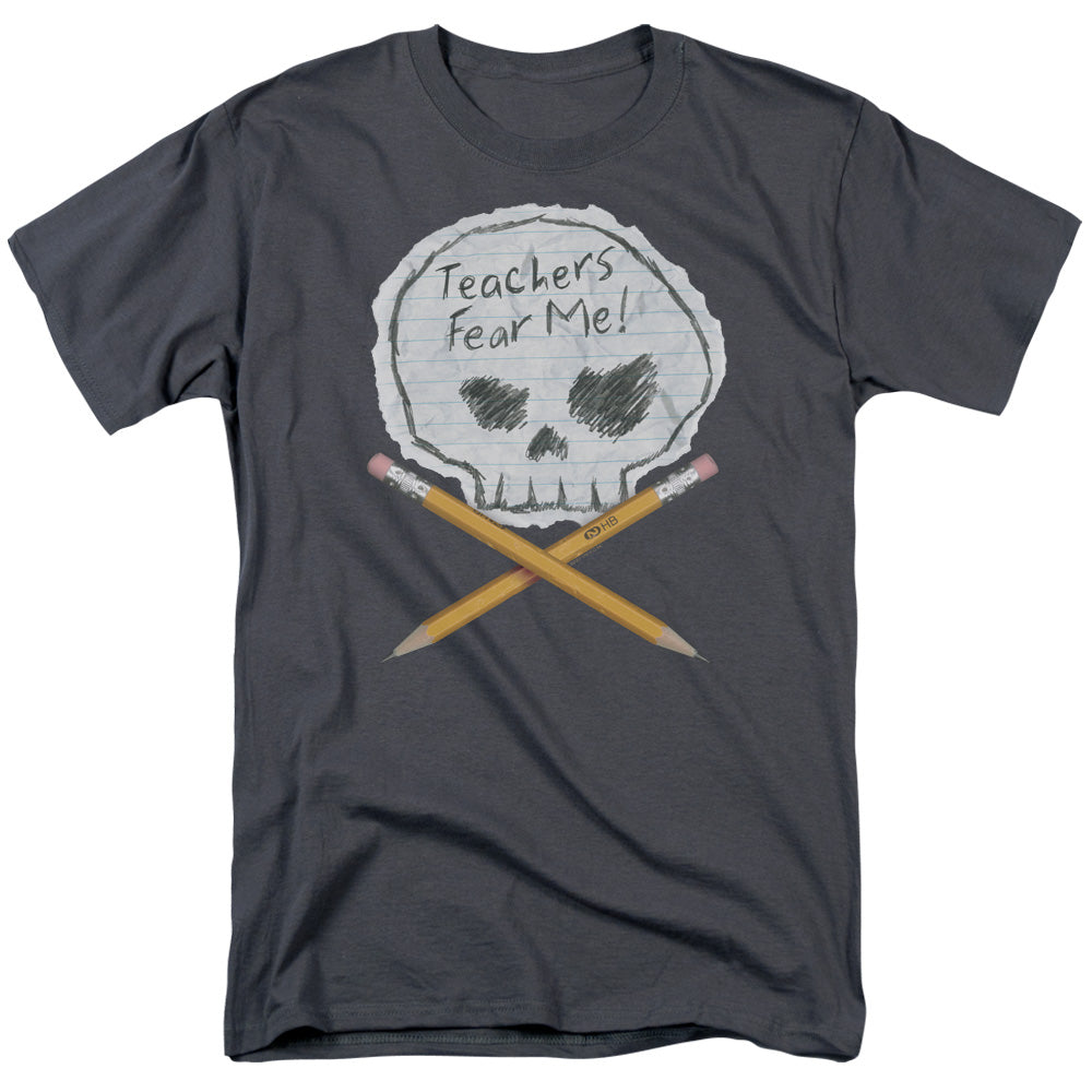 Teachers Fear Me - Short Sleeve Adult 18 - 1 - Charcoal T-shirt
