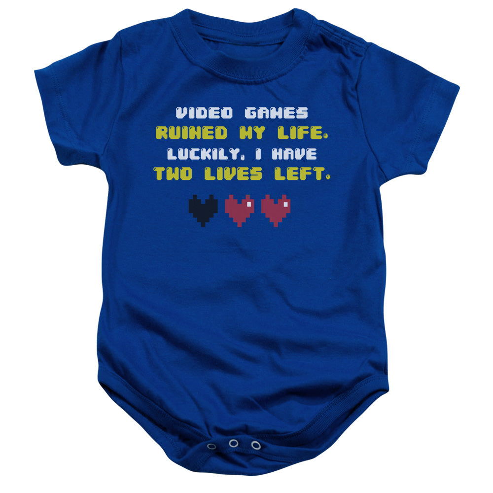 Two Lives Left - Infant Snapsuit - Royal Blue