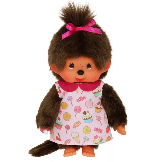 Monchhichi Pop N Candy Girl with Candy Dress Plush Doll