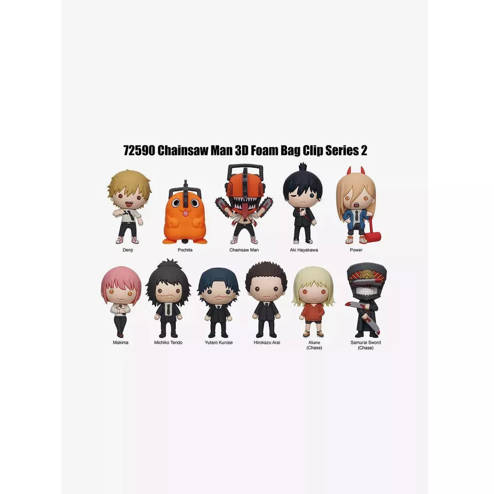 Chainsaw Man - 3D Figural Foam Bag Clip (1 random) – FYE