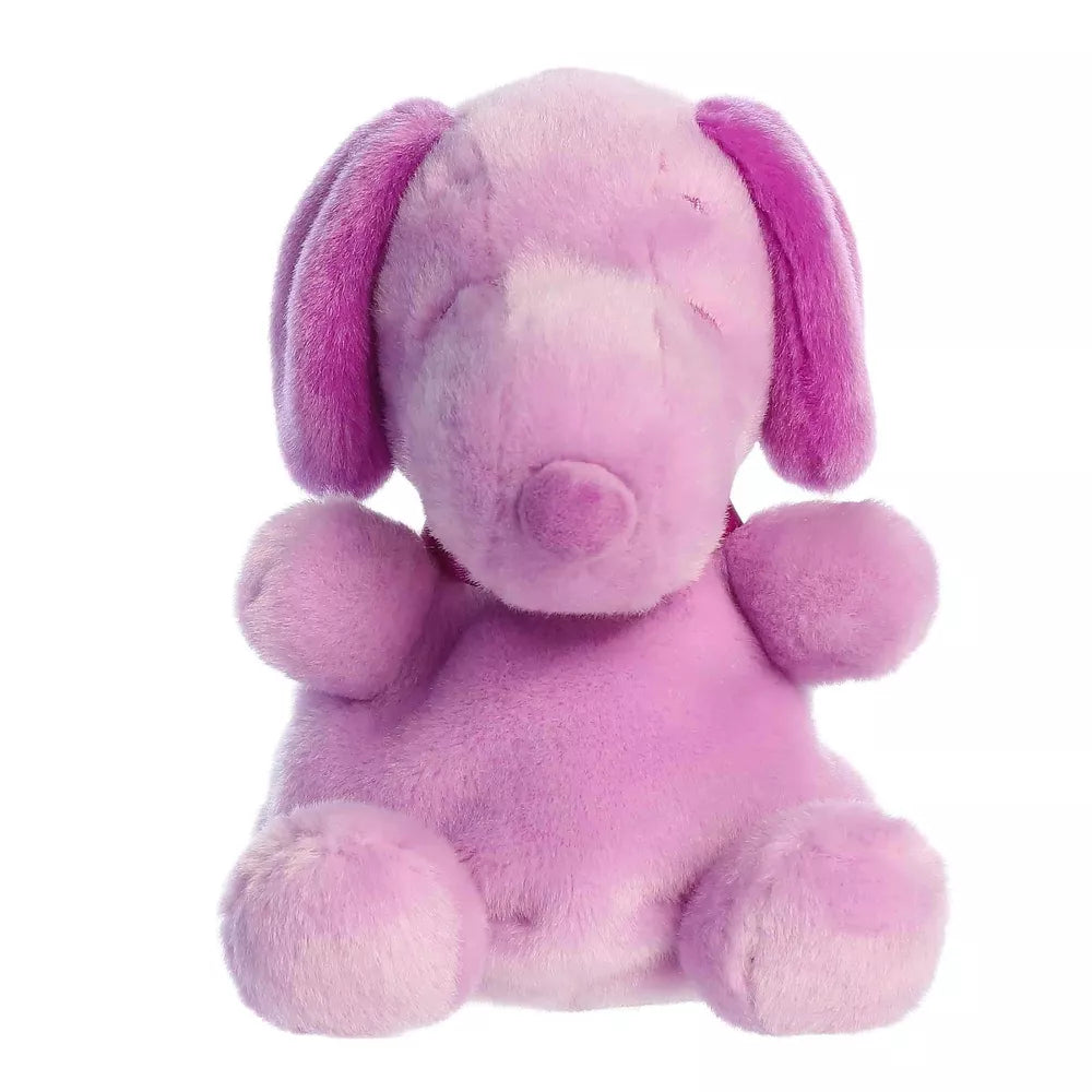 Aurora Mini Snoopy Color Collection Palm Pals Peanuts Adorable Stuffed Animal Purple 5"