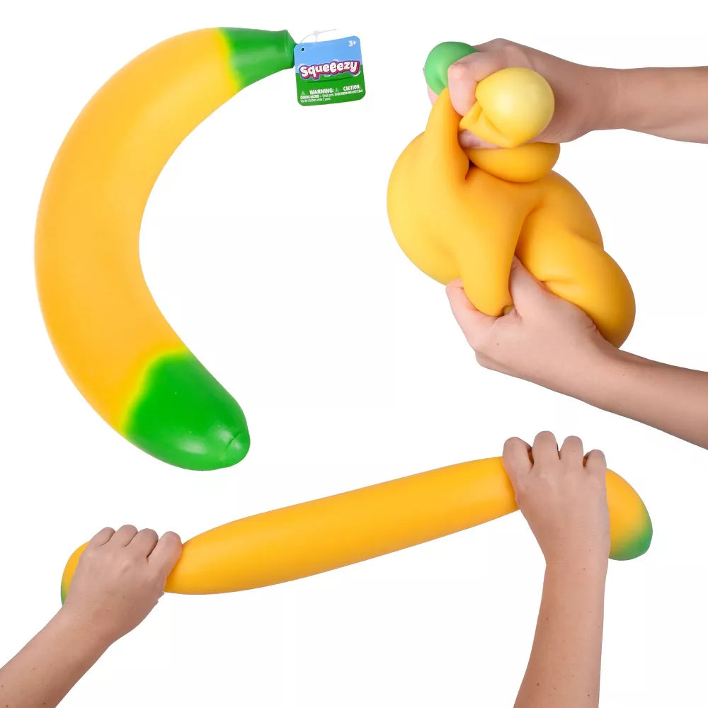 Jumbo Banana Squishy Toy