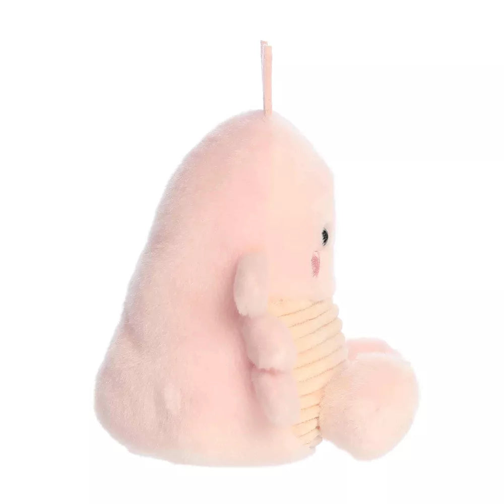Small Augustin Shrimp Palm Pals Adorable Stuffed Animal Pink 5.5" Plush