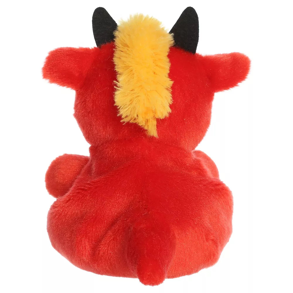 Bruce Chinese Dragon Palm Pals Adorable Stuffed Animal Red 5"