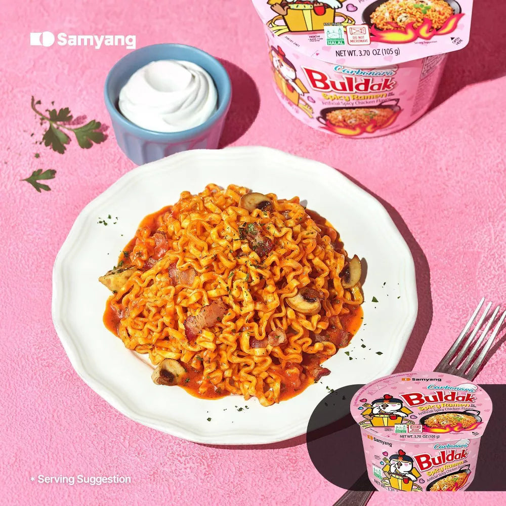 Samyang Buldak Carbonara Ramen Big Bowl - 3.7oz