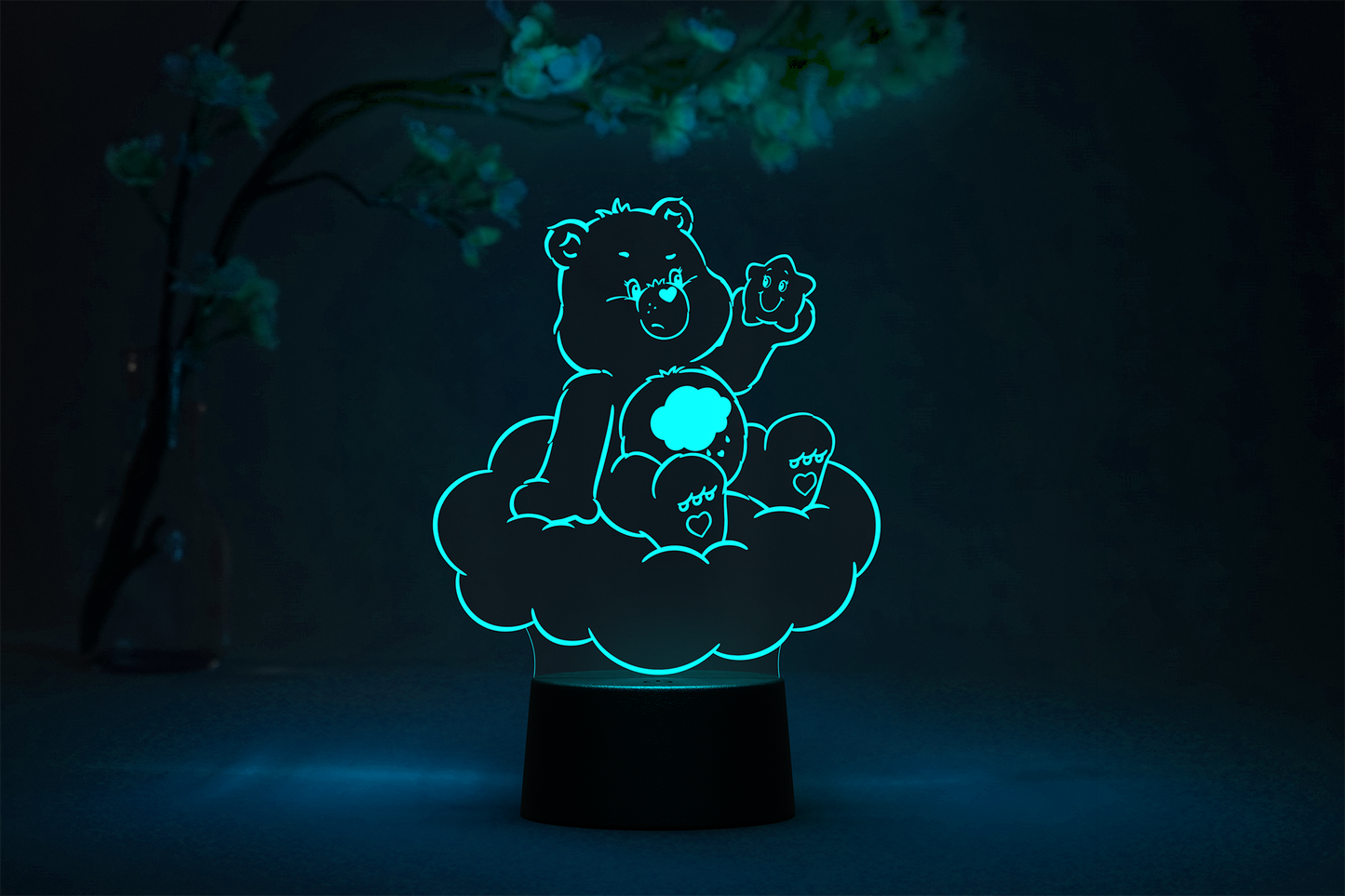 Otaku Lamps Care Bears - Grumpy Bear 2D LED Lamp