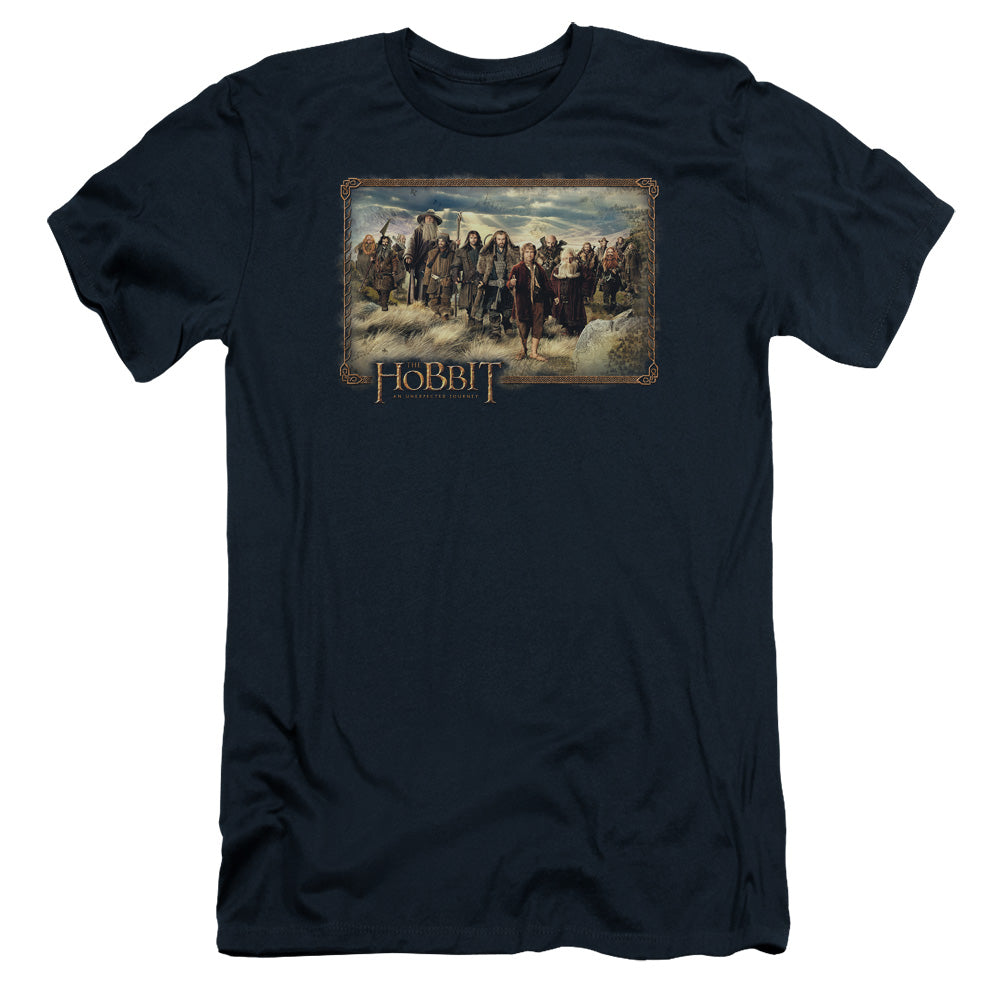 The Hobbit - Hobbit & Company - Short Sleeve Adult 30/1 - Navy T-shirt