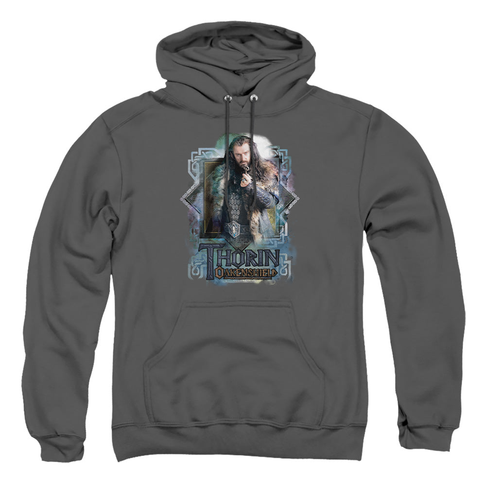 The Hobbit - Thorin Oakenshield - Adult Pull-over Hoodie - Charcoal