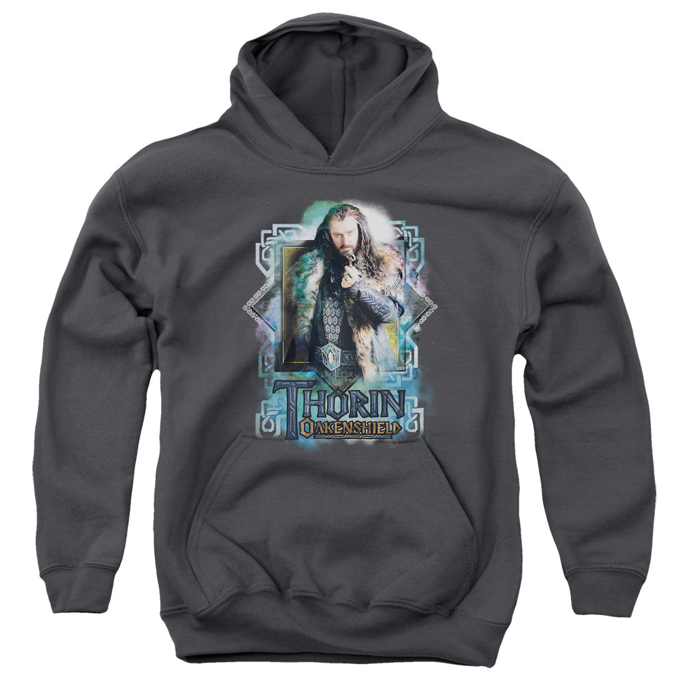 The Hobbit - Thorin Oakenshield - Youth Pull-over Hoodie - Charcoal