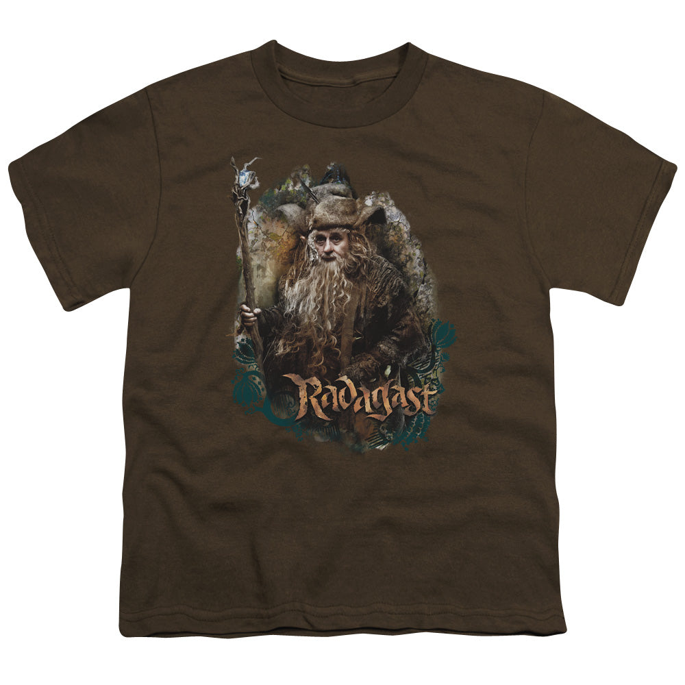 The Hobbit - Radagast The Brown - Short Sleeve Youth 18/1 - Coffee T-shirt