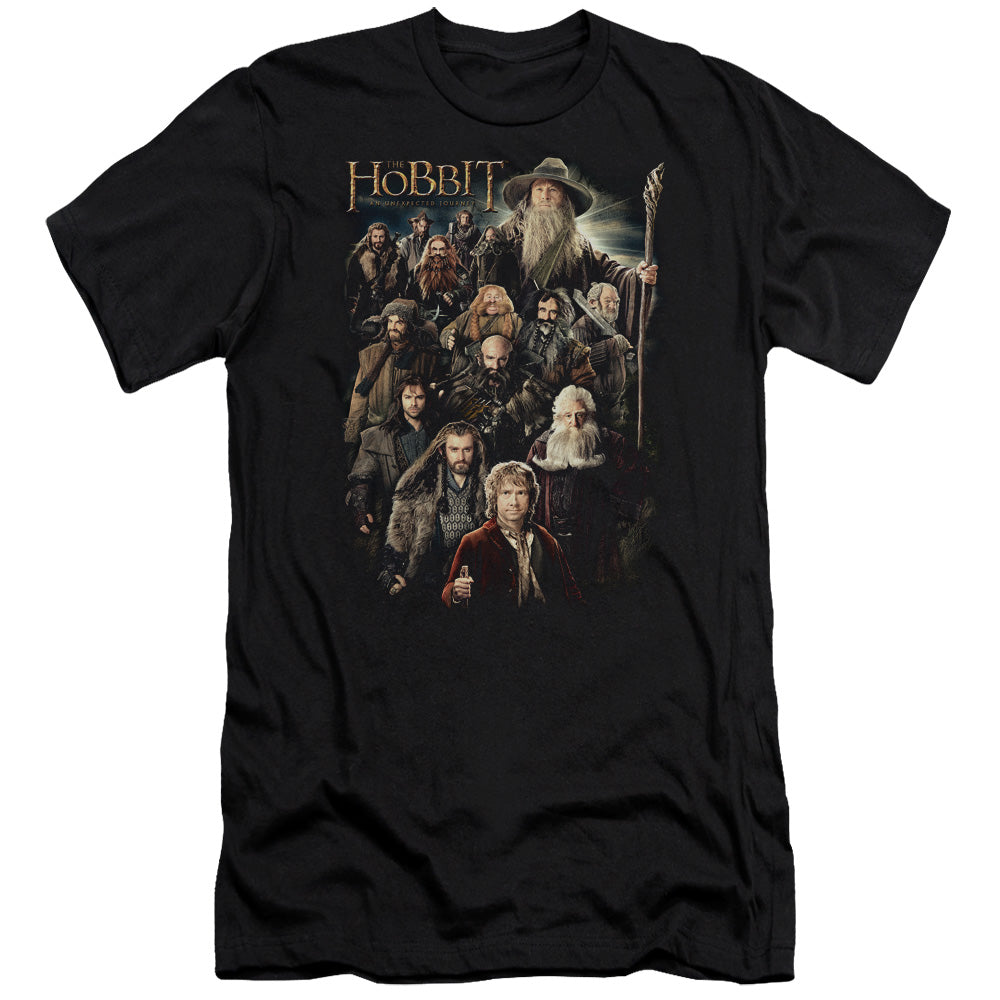 The Hobbit - Somber Company-premuim Canvas Adult Slim Fit 30/1 - Black