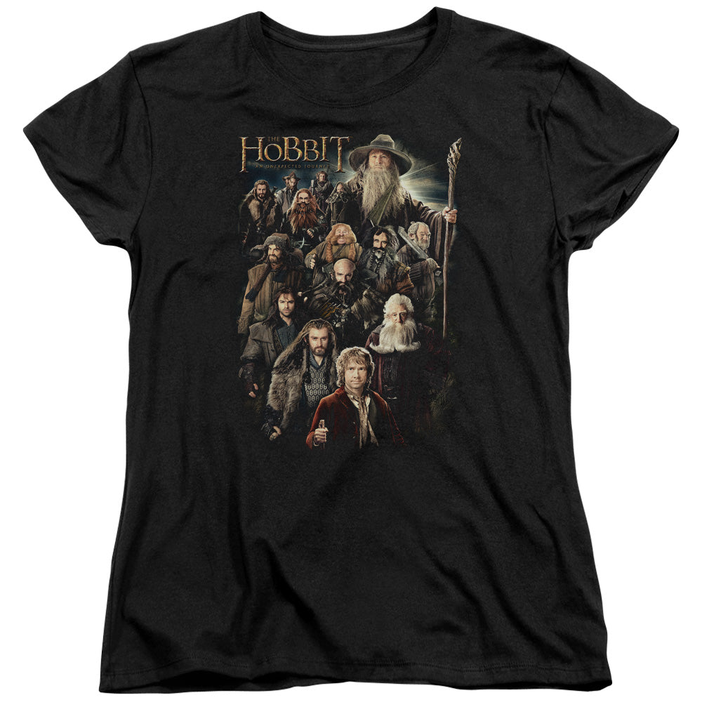 The Hobbit - Somber Company - Short Sleeve Womens Tee - Black T-shirt