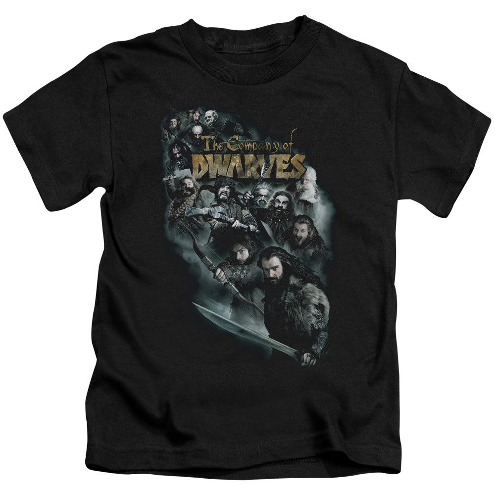 THE HOBBIT COMPANY OF DWARVES - S/S JUVENILE 18/1 - BLACK - T-Shirt