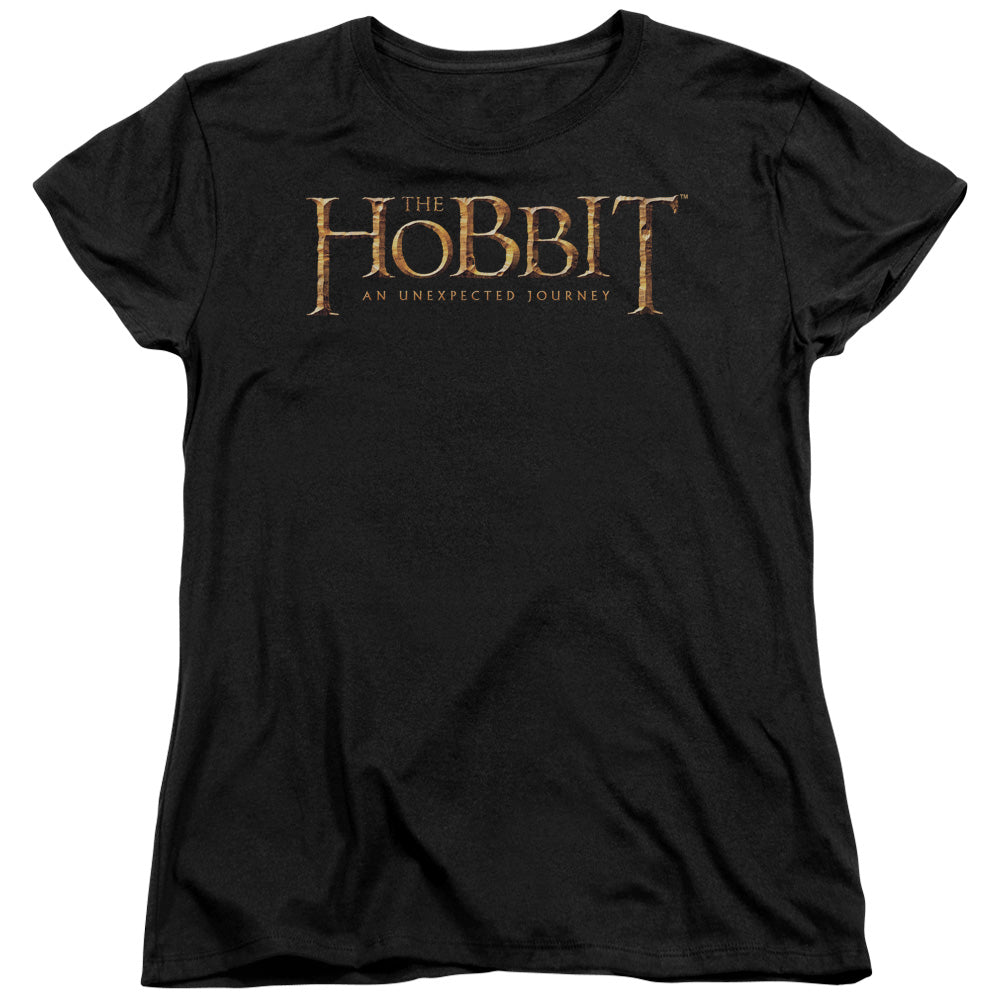 The Hobbit - Logo - Short Sleeve Womens Tee - Black T-shirt