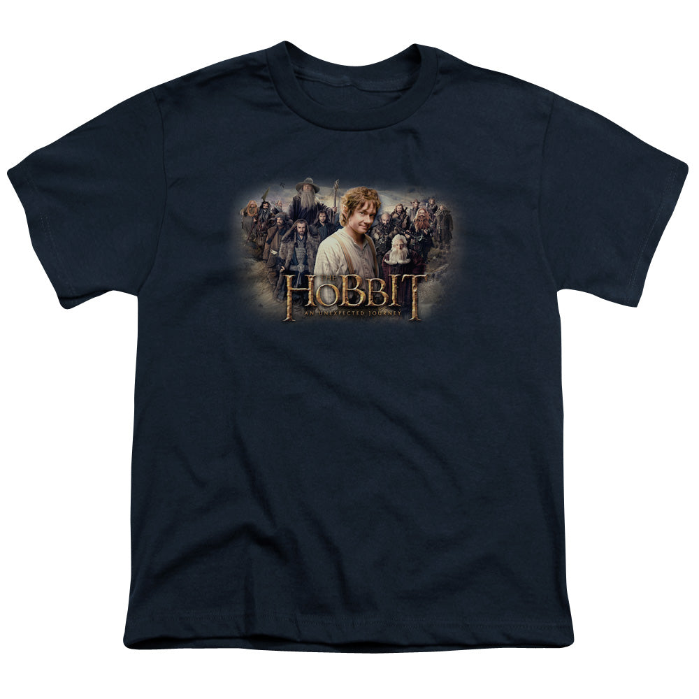 The Hobbit - Hobbit Rally - Short Sleeve Youth 18/1 - Navy T-shirt