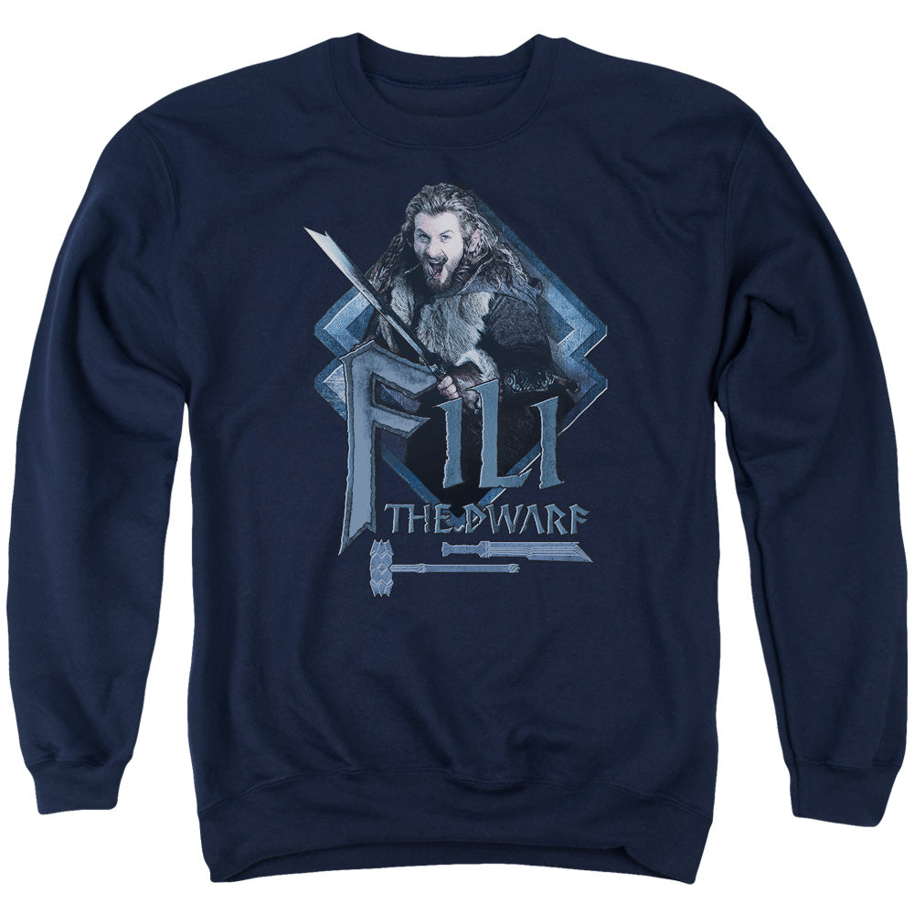 The Hobbit - Fili - Adult Crewneck Sweatshirt - Navy