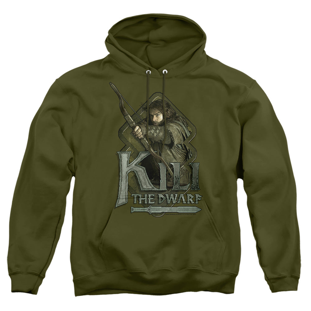 The Hobbit - Kili - Adult Pull-over Hoodie - Military Green