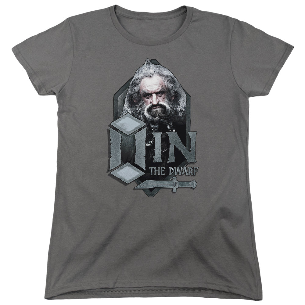 The Hobbit - Oin - Short Sleeve Womens Tee - Charcoal T-shirt
