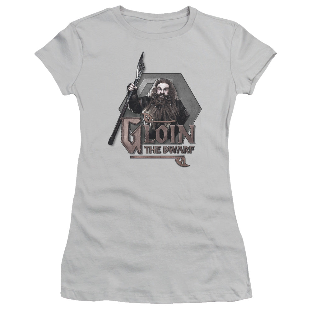 The Hobbit - Gloin - Short Sleeve Junior Sheer - Silver T-shirt