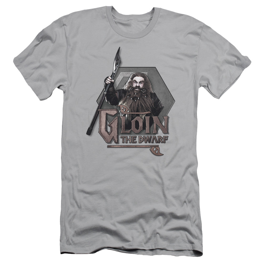 The Hobbit - Gloin - Short Sleeve Adult 30/1 - Silver T-shirt