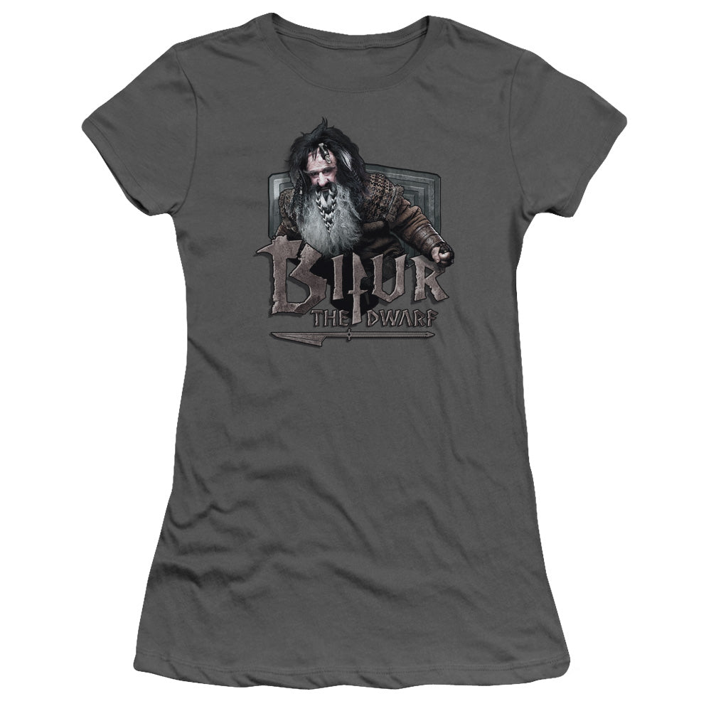 The Hobbit - Bifur - Short Sleeve Junior Sheer - Charcoal T-shirt
