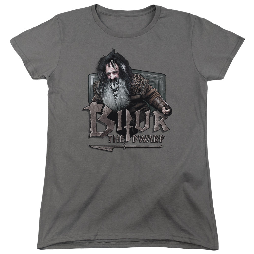 The Hobbit - Bifur - Short Sleeve Womens Tee - Charcoal T-shirt