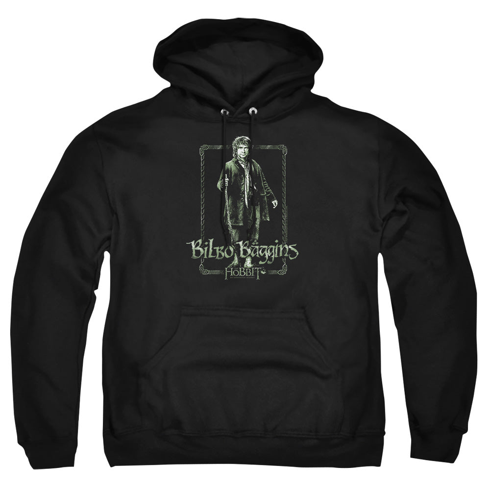 The Hobbit - Bilbo Stare - Adult Pull-over Hoodie - Black