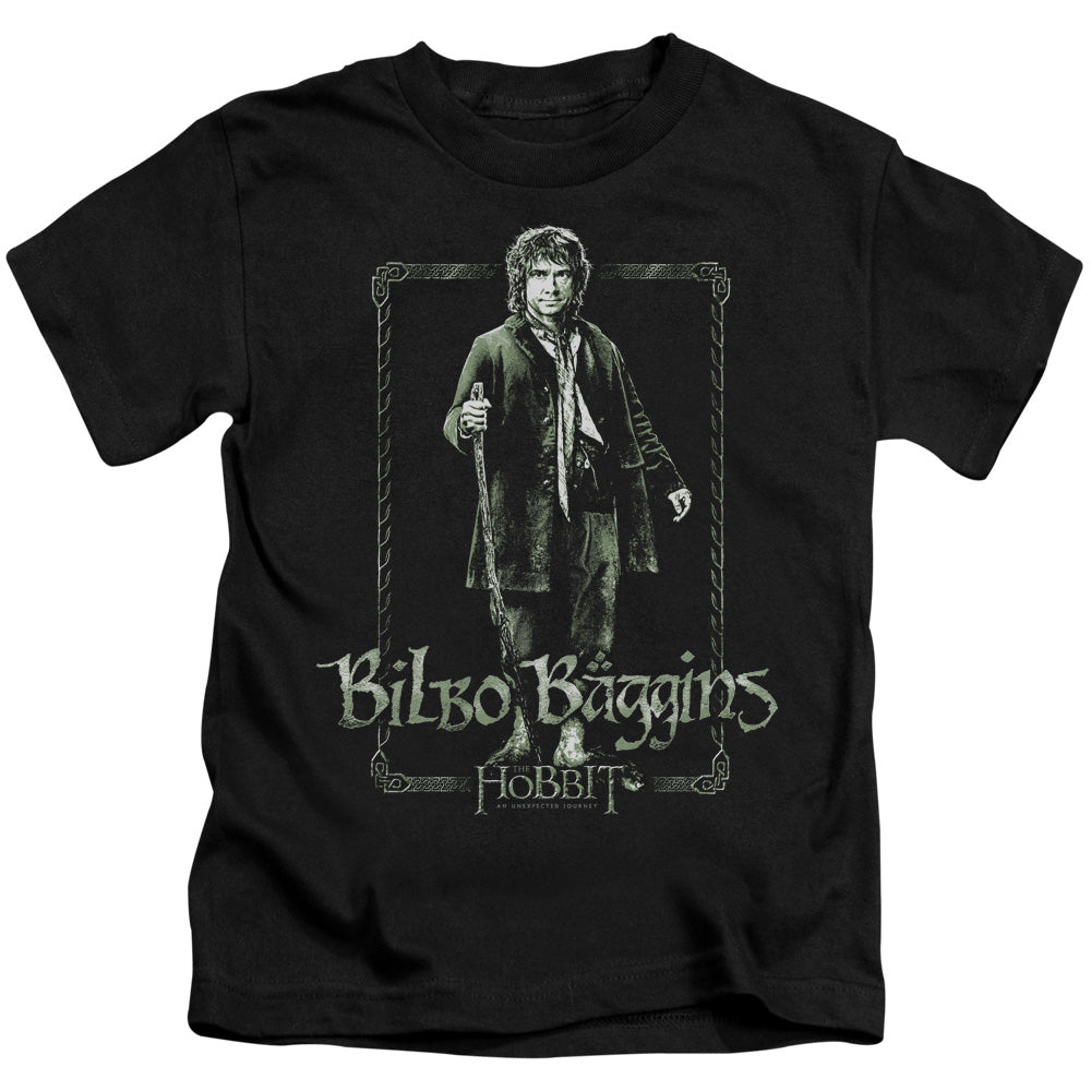 THE HOBBIT BILBO STARE - S/S JUVENILE 18/1 - BLACK - T-Shirt